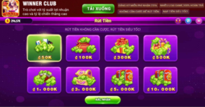 winnerclub rút tiền